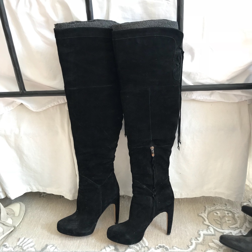 Sam Edelman Kayla Thigh High Suede Boots
